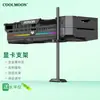 Suporte para placa de vídeo para gabinetes de computador criativos com tema de vista para o mar, série 50, série 40, suporte magnético vertical fixo para placa de vídeo de 1 cm