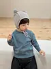 Roupas de Outono para Menino Roupas Infantis Outono 2026 Nova Roupa Infantil Estilo Coreano Conjunto de Suéter e Jeans para Meninos