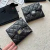 Cartera clásica Chanel CF con 70% de descuento, con solapa, monedero, bolso de mujer con ranura para tarjetas, diseño acolchado, bolso de mano exquisito y lindo