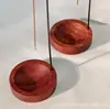 Nuevo Quemador de Incienso Invertido de Madera Estilo Chino, Portainciensos de Doble Uso para Incienso en Varilla e Incienso en Espiral, Base Estilo Zen para Uso en el Hogar para Madera de Áloe y Sándalo