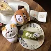 Muñeco de algodón lindo de 10 cm, sombrero de gato Doro, sombrero de Rilakkuma, sombrero de algodón de azúcar, ropa para muñecos, oso autocrítico, celebridad de internet