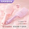916 Peine de Arco Curvo Grande para Mujer Hogar Hueco Peine Pop Esponjoso Parte Superior Craneal Cabello Largo Rizado Hueco Peine para el Cabello