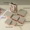 Caja Joyero Repujada Estilo Francés, Set de Regalo de Joyería con Patrón de Rosas, Caja de Regalo para Anillos y Pulseras, Disponible para Mayorista