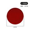 Borracha redonda de silicone Placemat antiderrapante isolamento térmico Coaster Mesa de jantar doméstica impermeável Coaster Tea Mat Bar Tapete de vinho