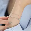 Pulsera de Nudo de Lazo de Plata S925 para Mujer, Fresca y Dulce, Linda y de Moda, Estilo Coreano, Joyería de Nicho y Versátil, Disponible al por Mayor