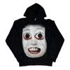 Suéter de moda de Halloween estilo oscuro con capucha y bolsillo con cremallera y estampado divertido transfronterizo europeo y americano Y2K