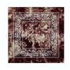 Flor de castanha tingida em tie-dye 55*55cm quadrado de algodão BANDANA para atividades ao ar livre, montaria, hip-hop, lenço de cabeça, atacado a pronta entrega