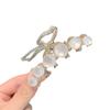 Pinza para el Cabello de Mariposa de Perla Horquilla de Verano para Mujeres Parte Posterior de la Cabeza Estilo 2026 Accesorio para el Cabello Clip Tocado Pinza Elegante para el Cabello para Mujeres