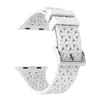 Adecuado para Apple Watch Ultra 9876543210 Series, Correa de Silicona para Reloj Estilo Hebilla de Hierro con Textura Hueca