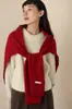 26 Novos Xales em Forma de T Mesclados 100% Lã Quente Versátil Toque de Luxo Tricô Plus Size Protetor de Pescoço Han Xu