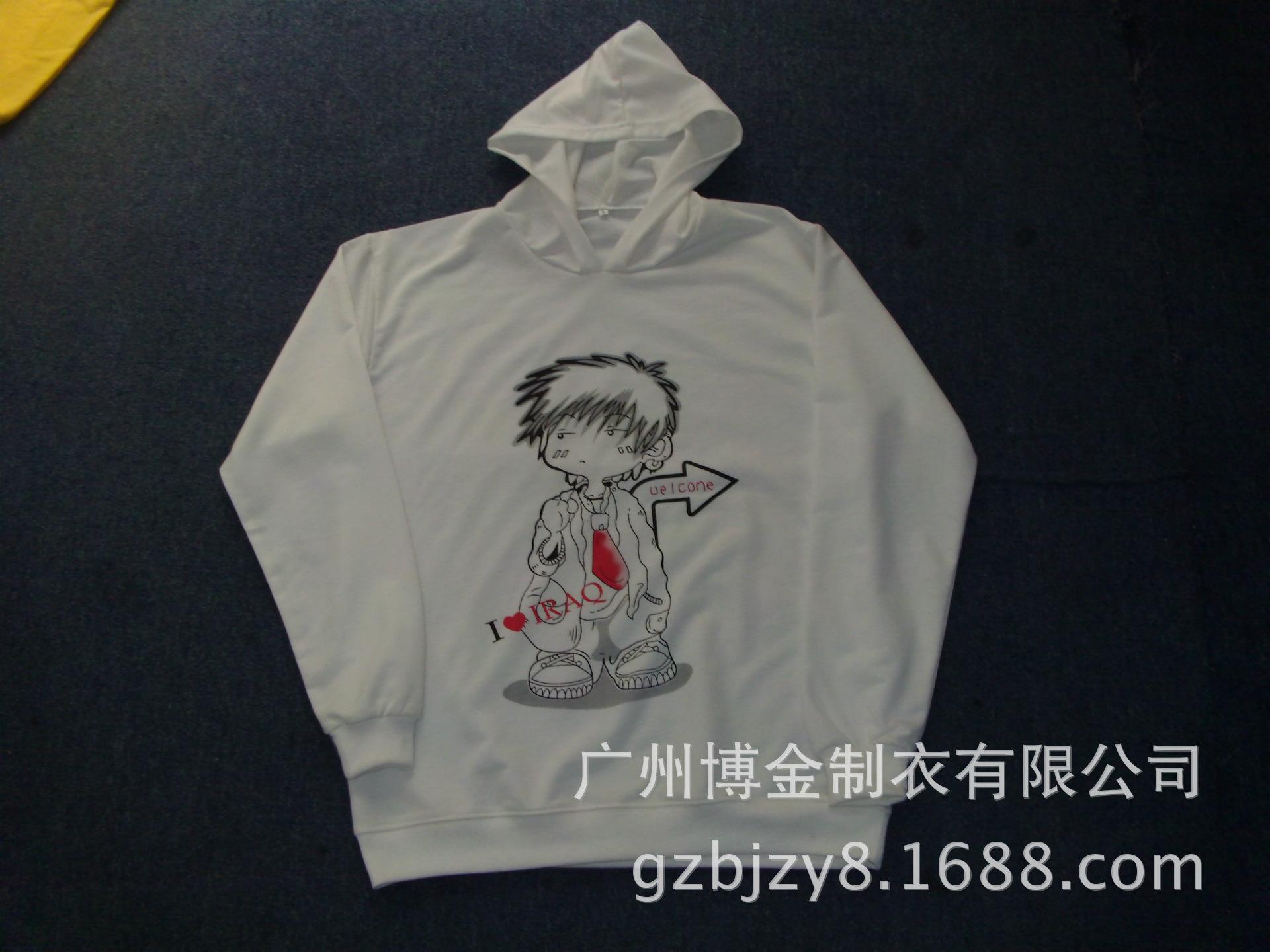 连帽套头卫衣加工