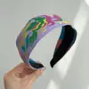 Faixas de Cabeça Boêmias Europeias e Americanas, Estilo Étnico Retrô, Faixas de Cabeça Versáteis de Tecido com Aba Larga para Mulheres, Simples e Elegantes, Faixas de Cabeça Versáteis