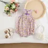 Ropa de Verano para Bebé Estampada Vintage Nueva Ropa para Recién Nacido Ropa de Cuerpo para Bebé sin Mangas Ropa para Bebé Amor Tridimensional