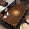 Toalha de Mesa Estilo Chinês Novo Grão de Madeira Estilo Chinês Couro Impermeável e à Prova de Óleo Sem Lavar Tapete de Mesa Anti-Escaldante e Resistente a Alta Temperatura Tapete de Mesa de Centro