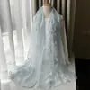 Lenço Estampado de Leopardo para Comércio Exterior, Lenço Longo de Seda Fina de Organza para Primavera e Verão, Xale de Renda de Corte Alto, Lenço de Gaze para Proteção Solar