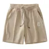 Pantalones cortos de gofre de estilo americano de moda transfronterizos para hombre, pantalones casuales holgados de longitud media para verano, pantalones cortos deportivos de baloncesto para hombre