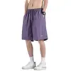 Pantalones Cortos de Verano Finos de Secado Rápido para Hombre Estilo Americano Deportivos para Baloncesto de Longitud Media Transpirables Sensación Fresca Pantalones Cortos Unisex para Mujer