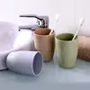 Simples Moda Família Gargle Copo Copo Simples Escova de Plástico Copo Casal Escova de Dentes