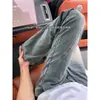 Pantalones con Estilo Otoñal Ajuste Delgado Pierna Recta Acampanados Jeans Retro Americano Diseño de Nicho Jeans para Hombre