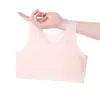 Ropa interior para niñas de 7 a 14 años, Chaleco para período de desarrollo de primaria y secundaria, Ropa interior sin costuras de seda helada, Sujetador para niñas, Estilo fino de verano