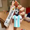 Llavero Colgante de Jersey de la Copa Mundial de Fútbol Transfronteriza Souvenir Deportivo Decoración para Llavero de Coche Regalo Al por Mayor