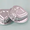 Molde para Pastel con Forma de Corazón Molde para Pastel de Aluminio Utensilios para Hornear Pastel de Gelatina en Forma de Corazón Utensilios para Hornear Anodizados