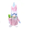 Nuevo conejo de Pascua transfronterizo sin rostro, muñeco de rábano, decoración de ambiente de fiesta.