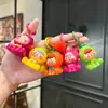 Nuevo llavero de bola de pelo de cubos de fruta tridimensionales accesorios para bolso de chica estudiante regalo para novias colgante para amantes
