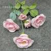 Flores Frescas Artificiales de Rosas Pequeñas, Flores Artificiales para Boda, Rosas de Té Pequeñas con Capullo de Té de un Solo Tallo para Decoración del Hogar