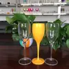 Copo Alto de Vinho Tinto de Plástico Direto da Fábrica PS Acrílico PC Transparente Copo de Champanhe Copo Pequeno Mini de Plástico