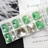 Cristal K9 Lapidado Quadrado 10mm Sem Fundo Perfurado Bola Empilhável Pedras Strass Decorações de Nail Art Dazzling de Alta Qualidade Premium
