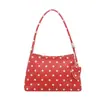 Chegada Nova Outono 2026 Bolsa de Ombro Único com Bolinhas de Nicho Estilo Coreano Feminino Bolsa de Axila para o Dia a Dia Bolsa de Mão Feminina da Moda Versátil de Nicho