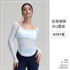 Nova Camiseta de Yoga de Secagem Rápida Outono 2026 para Mulheres, Manga Longa, Leve, Respirável, Slim Fit e que Valoriza a Silhueta, Top Fitness, Cobertura Esportiva