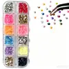 Pedras de strass AB de gel para artesanato, vendidas em todo o mundo, 3 mm, cores mistas, para decoração de roupas, celulares, unhas