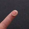 0.8X8mm Aço Inoxidável Redondo Geométrico Zircônia Moda Piercing Nariz Anel Nariz Joia Piercing Nariz Comércio Exterior Europeu e Americano Personalizado Nicho