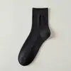 Calcetines de Hombre Sin Costuras, Calcetines de Algodón Puro hasta la Pantorrilla, Anti-Olor para Verano, Malla Transpirable Absorbente de Sudor 100% Algodón, Estilo Delgado