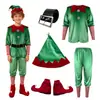 Navidad 2025 Disfraz de Elfo para Padres e Hijos Disfraz Navideño Nuevo para Niños y Niñas Europeos y Americanos Bebé Papá Noel