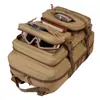 Mochila nueva de tela Oxford para hombre, adecuada para senderismo al aire libre, montañismo y viajes; ligero, de gran capacidad y diseñado para acampar y uso táctico
