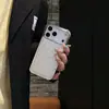 Padrão de Couro Crocodilo Brilhante de Luxo Leve Adequado para Capa Protetora Iphone17Air Apple 16Promax Capa Galvanizada Transfronteiriça