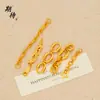 Esperando el anillo de oro de arena francés antiguo estilo chino cadena colgante entrelazada colgante de mazo pulsera Longteng cuatro mares pulsera accesorios de pulsera