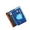Billetera Nueva para Hombre Ultrafina Europea y Americana Simple Casual RFID Clip Dorado Cuero Genuino Tarjetero billetera