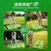 Tapete de Golfe para Prática de Putt, Tapete Espesso Antiderrapante Portátil, Tapete de Golfe para Bater Indoor, Pelúcia Transfronteiriça, Grs