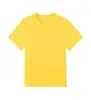 Algodão Puro 170g Gola Redonda Uniforme de Grupo Corporativo Camisa Cultural Bordada Logo Imprimível Esportes de Maratona Verão Manga Curta