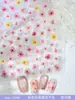 Pegatinas para Uñas de Flores Secas Artificiales de Alto Realismo Primavera 2026 Estilo Japonés Micro-Relieve Pequeñas Flores Secas Pegatinas para Uñas