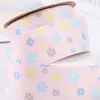 Cinta de estampado floral pequeño lazo DIY accesorios para el cabello ropa zapatos flor decorativa estampado Cinta Repostería Empaque de Regalo