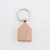 Llavero de Madera DIY Llavero de Haya Llavero de Madera Decorativo de Madera Creativo Colgante de Madera Maciza Hecho a Mano