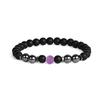Tobillera de Obsidiana, Tobillera Magnética de Moda Clásica, Pulsera de Piedra Colorida de Piedra Escarchada de Ojo de Tigre, Tobillera de Cuentas
