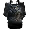 [Processamento Personalizado] Colete Estampado Digital 3D da Amazon Verão Fino Manga Curta Feminino Camiseta Transfronteiriça para Mulheres