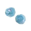 Corea del Sur Color Joker Flor Brillante Plegada Parche de Resina Accesorios Diadema DIY Pasador Cordón para el Cabello Material Mayoreo
