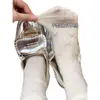 Calcetines Blancos con Lazo para Mujer, Calcetines de Media Pantorrilla, Estilo Delgado de Verano, Calcetines Holgados Estilo Ballet Miu, Calcetines Largos Transpirables de Algodón Puro